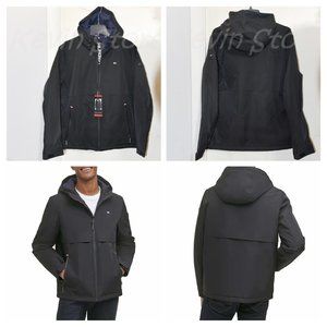 Black Tommy Hilfiger Men’s Performance Hooded‎ Jacket